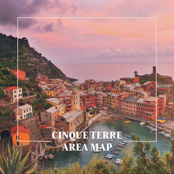 Cinque Terre Area Map - 2025 Edition